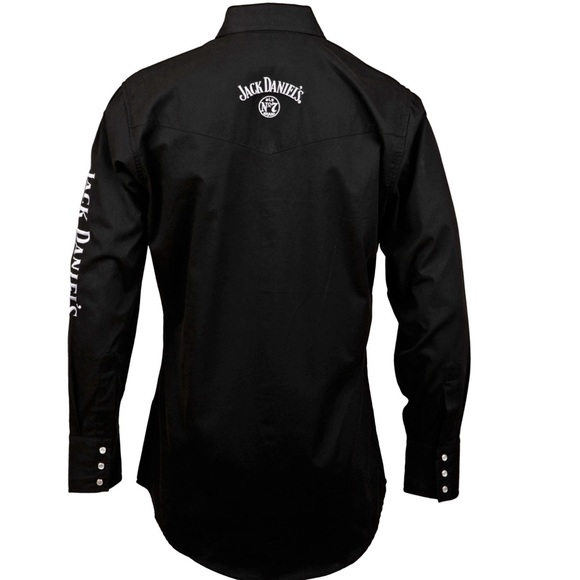 New Wot Jack Daniel’s Button Up Cowboy Style Size Medium. - Picture 9 of 10